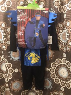 New Boy’s Ninja Costume Size 2T