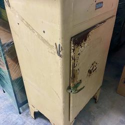 Vintage Steel 1940’s Freezer