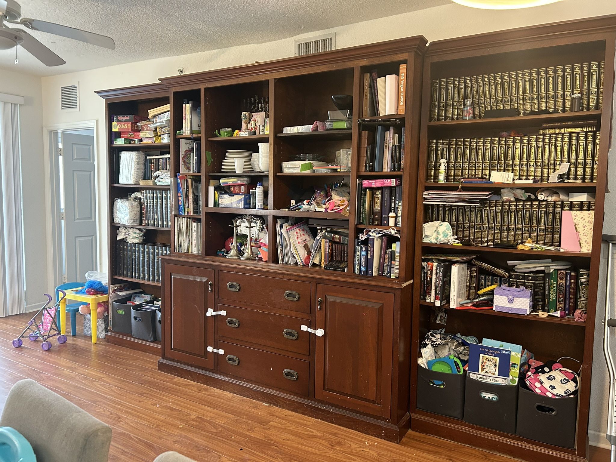 GORGEOUS WOODEN BREAKFRONT! (~150 inches Wide)
