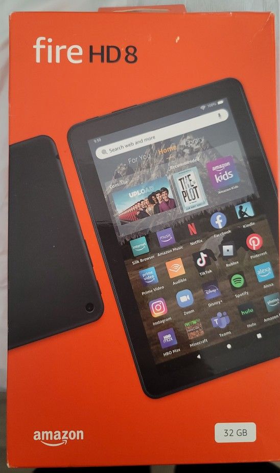 Amazon Fire 8 Plus tablet, 8” HD Display NEW