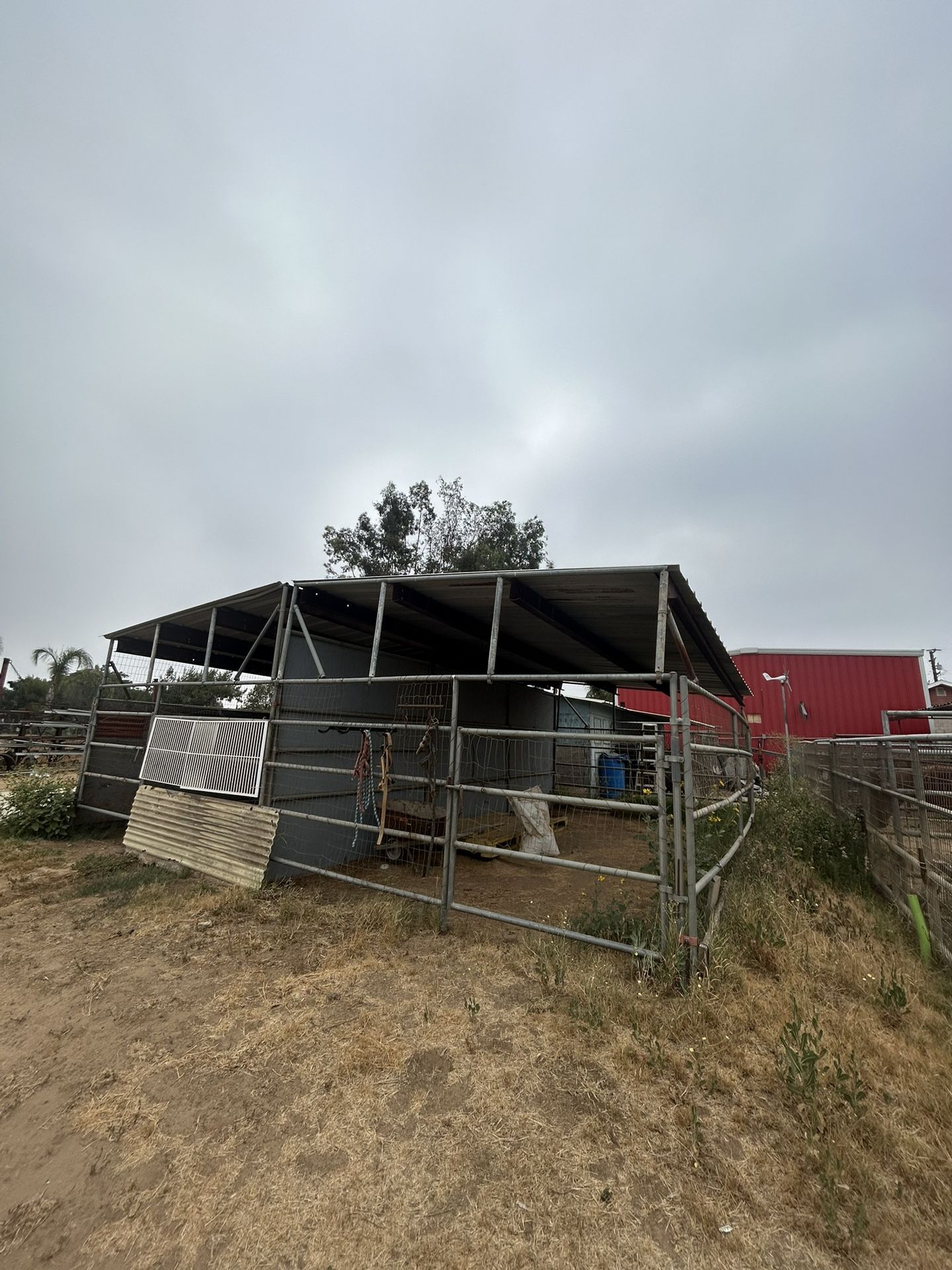 Horse Stalls And Roof