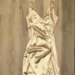 Gold BodyCon Dress 