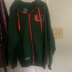 Miami Hurricanes Zipper Sweatshirt