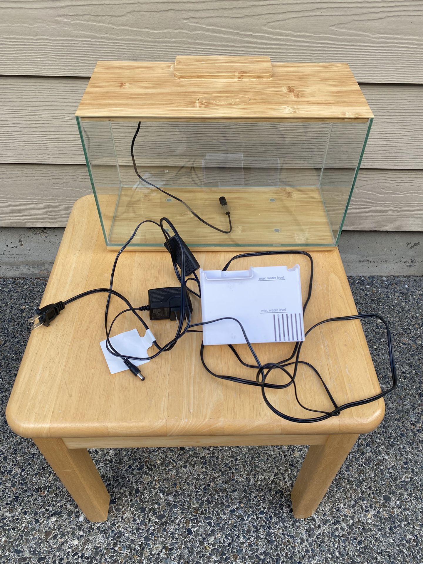 Top Fin Betta Bamboo Aquarium - 3 Gallon