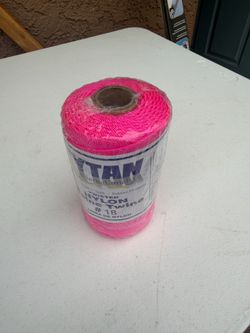Titan International #18 Pink Nylon Twine
