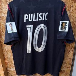 BNWT NIKE CHRISTIAN PULISIC UNITED STATES WORLD CUP AWAY JERSEY KIT SIZE LARGE