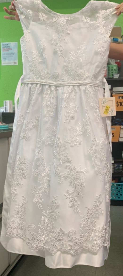 White Cute kids dress π π€