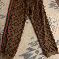 Auth GG TRACK PANTS- Medium fits big. Used as Pjs indoor-