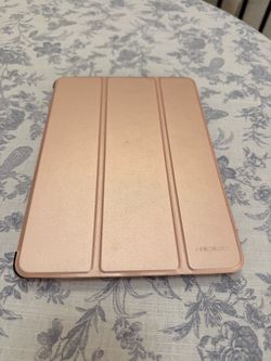 iPad 5th generation, Rose Gold folio case