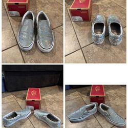 Women’s Van’s Classic Slip-On (micro sequins)  Size 6