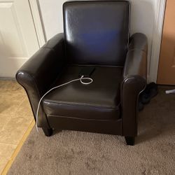 Leather Like Brown Chair