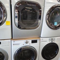 Lg Kenmore Steam Heavy Duty Front Load Washer And Dryer Set 