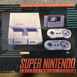 Super Nintendo Console Box Only 