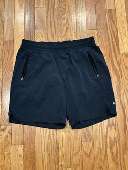 Men's Unlined Run Shorts 7" - All In Motion™ Blue Medium   86% Nylon  14% Spandex  100.% Polyester lining   Blue