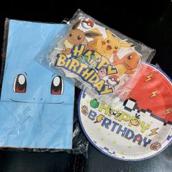 Pokemon Party Supplies 