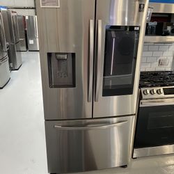 Samsung Stainless Steel 26.5 Cu. Ft. 3-Door French Door Refrigerator With Family Hub
