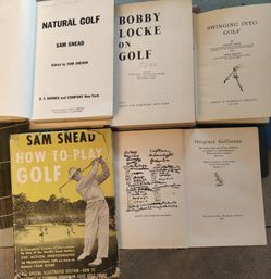 11 Vintage Golf books