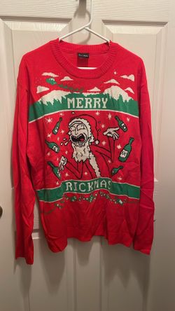 New Rick & Morty Christmas sweater. Check my other listings for more great items.