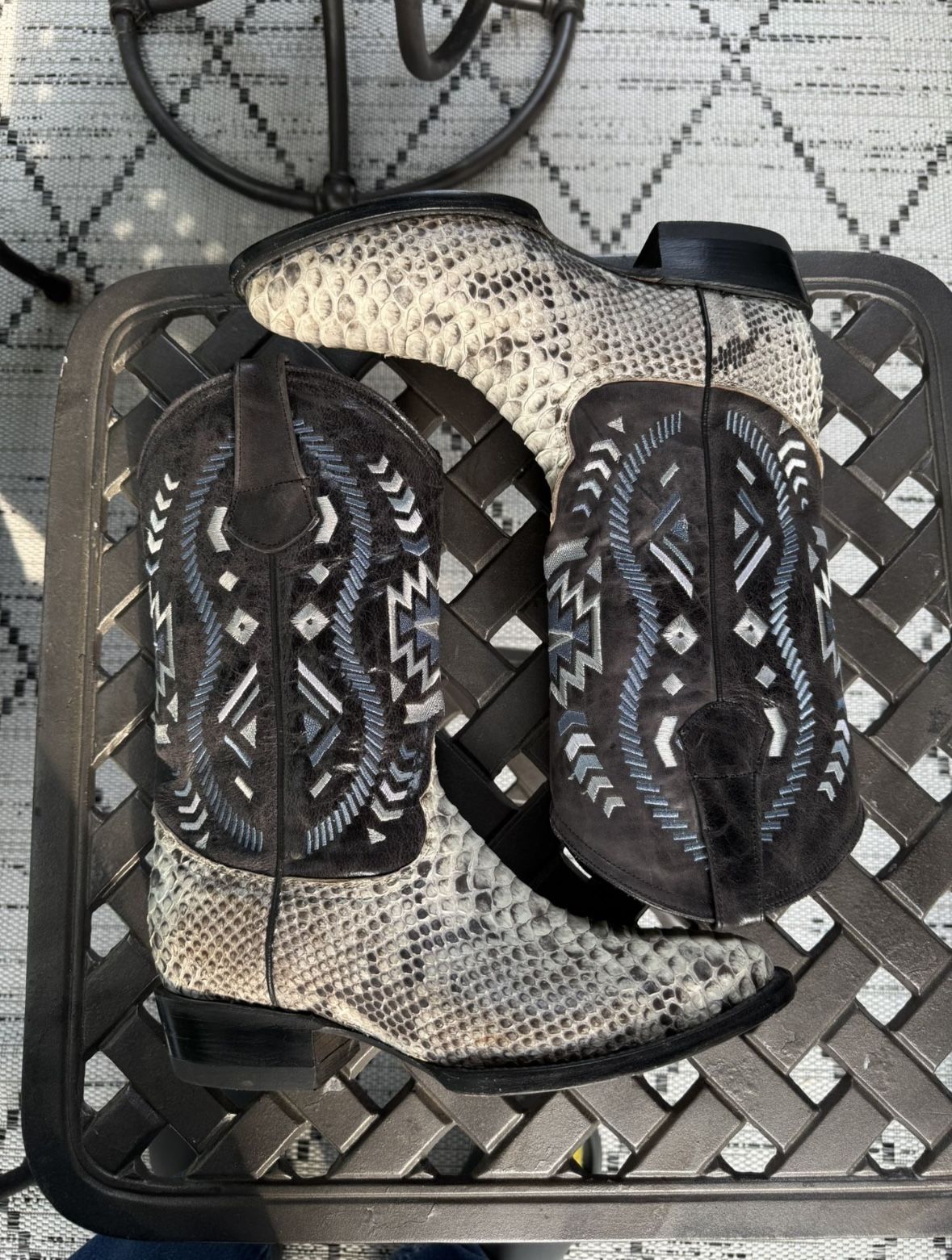 Made In Mexico Python Boots