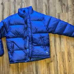 New Blue Puffer Jacket