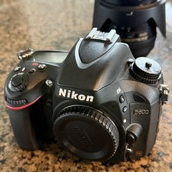 Nikon D600 camera with lens