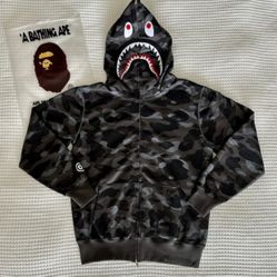 Black Bape Hoodie Large New