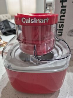 New Small CUISINART Ice Cream Maker With Manual