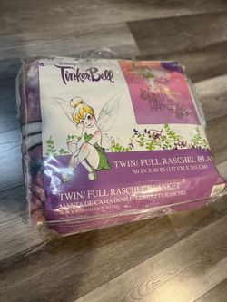 Tinker Bell Twin Blanket 60in x80in 