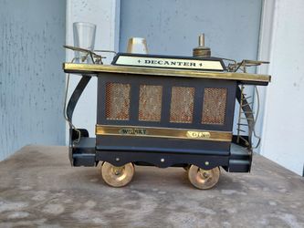 Antique trolley car