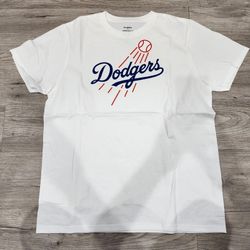 Dodgers white tshirt tee Size Small goodfellow brand