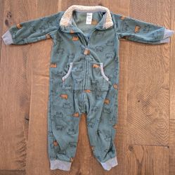 Carter's Baby Fleece Long Sleeves Onesie (9-12 Months)