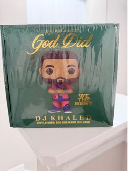 Dj khaled funko pop/ album combo