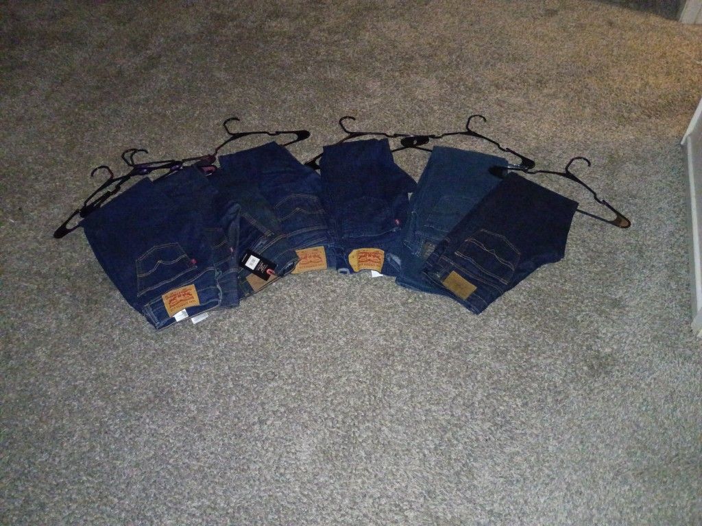 Used 501s And Polo Sizes Thru 29 34