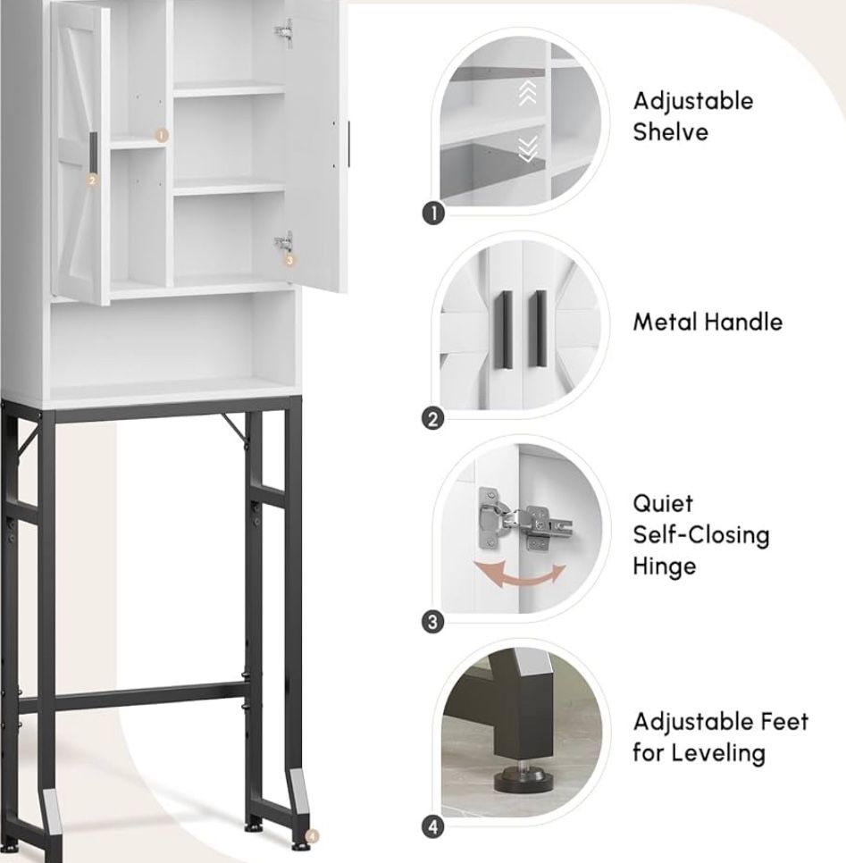 Bathroom Storage For Over The Toilet
