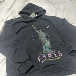 Balenciaga Oversized Distressed Paris Hoodie