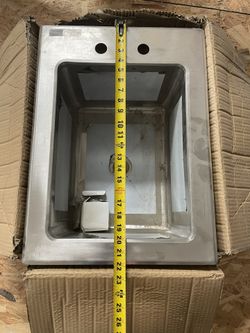 Stainless Steel Drop In Prep Sink
