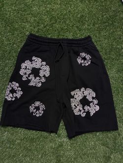 DENIM TEARS RHINESTONE SHORTS SIZE M ✅