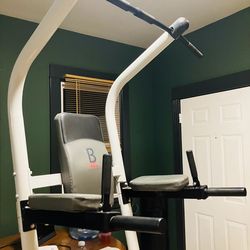 Gym equipment Body Vision Ab tower w/ pull up bar **stout**