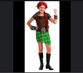 SHREK 4 FIONA WARRIOR DELUXE CHILD COSTUME