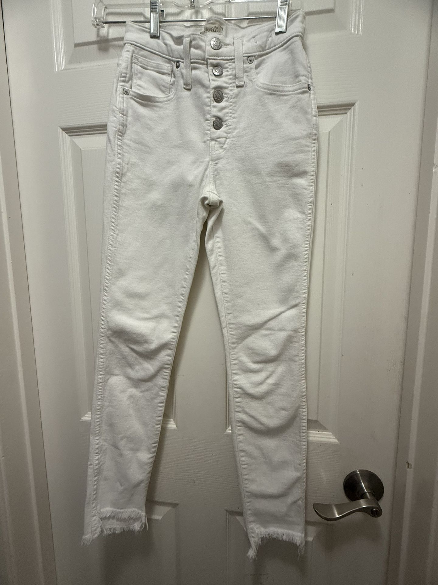 Madewell Women’s 10” High Rise White Jeans