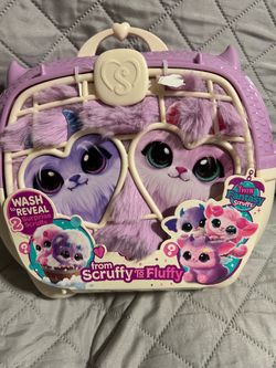 Scruffaluvs Twin Fantasy Scruffs Wash to Reveal Toy Set