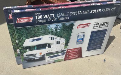 2 Coleman solar panels new in the box