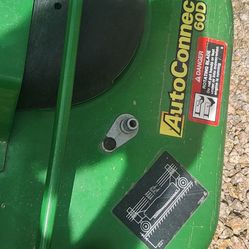 John deere 60"mower deck