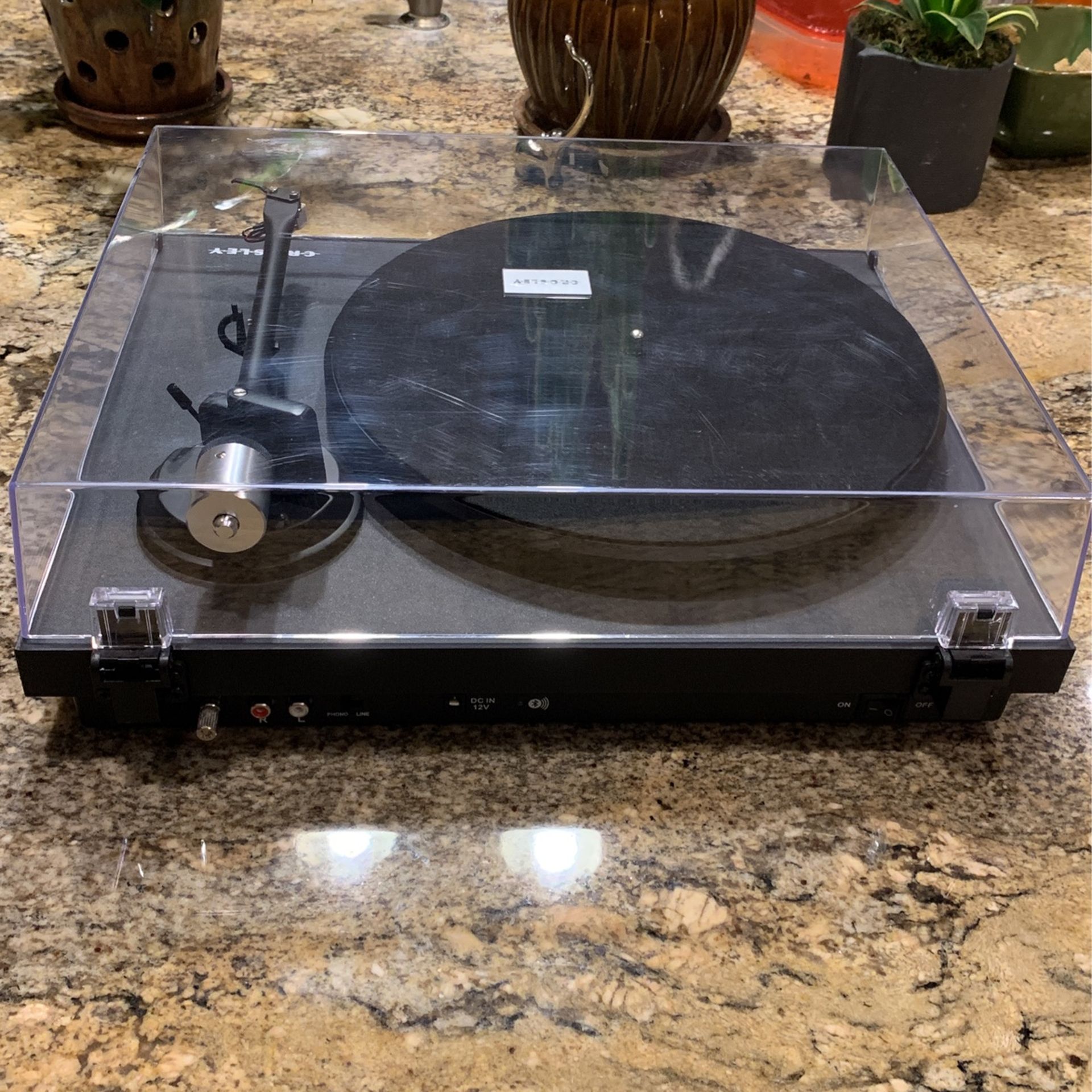 Crosley C6, 2 Speed Turntable Bluetooth Wireless Play Black C6BBK for