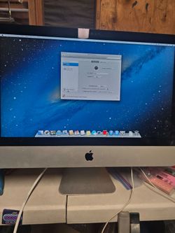 Apple i mac desktop A1418 cracked but screen works