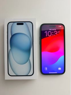 Apple IPhone 15 Plus Factory unlocked Blue 128G