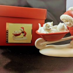 2001 Department 56 Snowbabies “Kitten Courier”