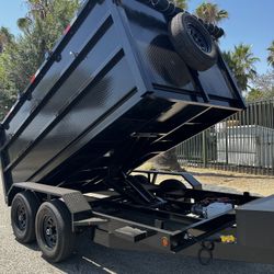 Scissor Lift Dump Trailer