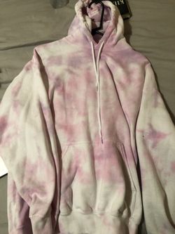 Tye dye sweater pink and lavender