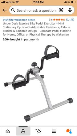 Under desk bike
